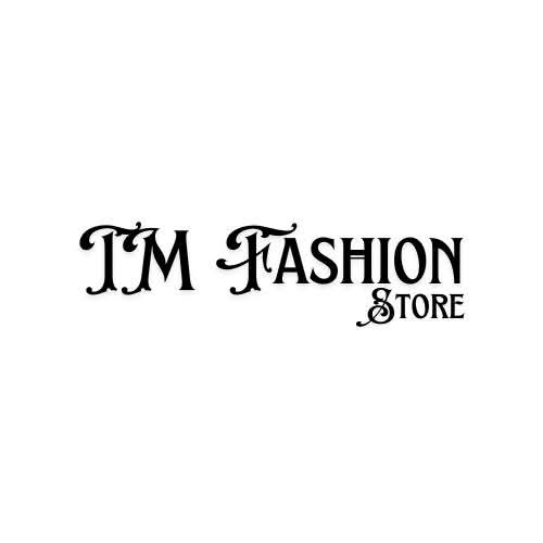 Black text 'IM Fashion Store' on a white background